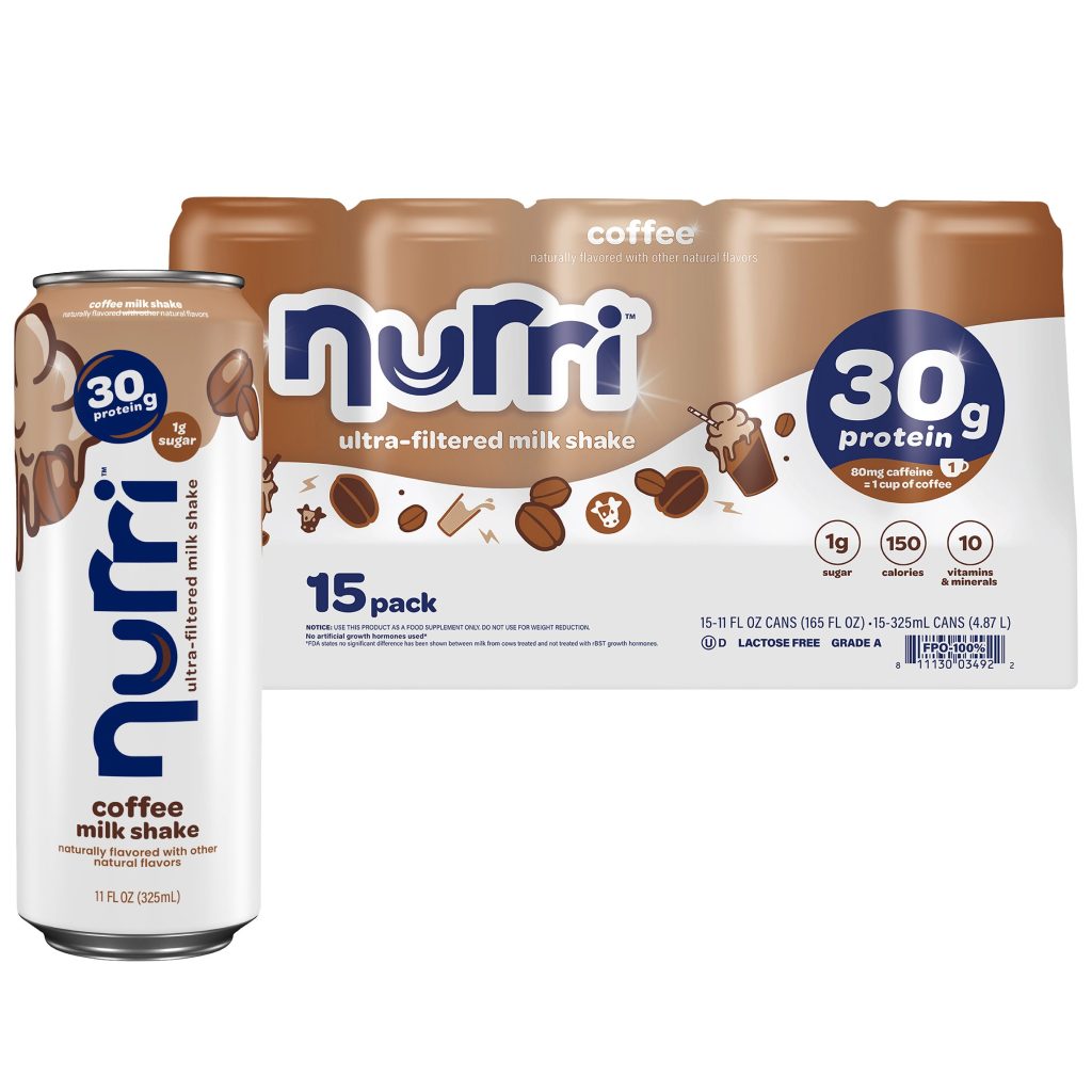 NURRI PROTEIN SHAKE COFFEE 11 FL OZ/15 PK