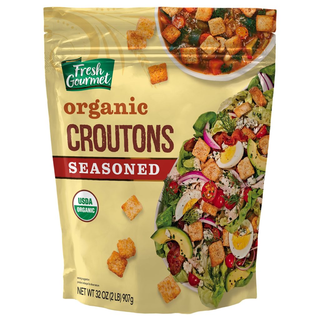 FRESH GOURMET ORGANIC CROUTONS SEASONED 32 OZ