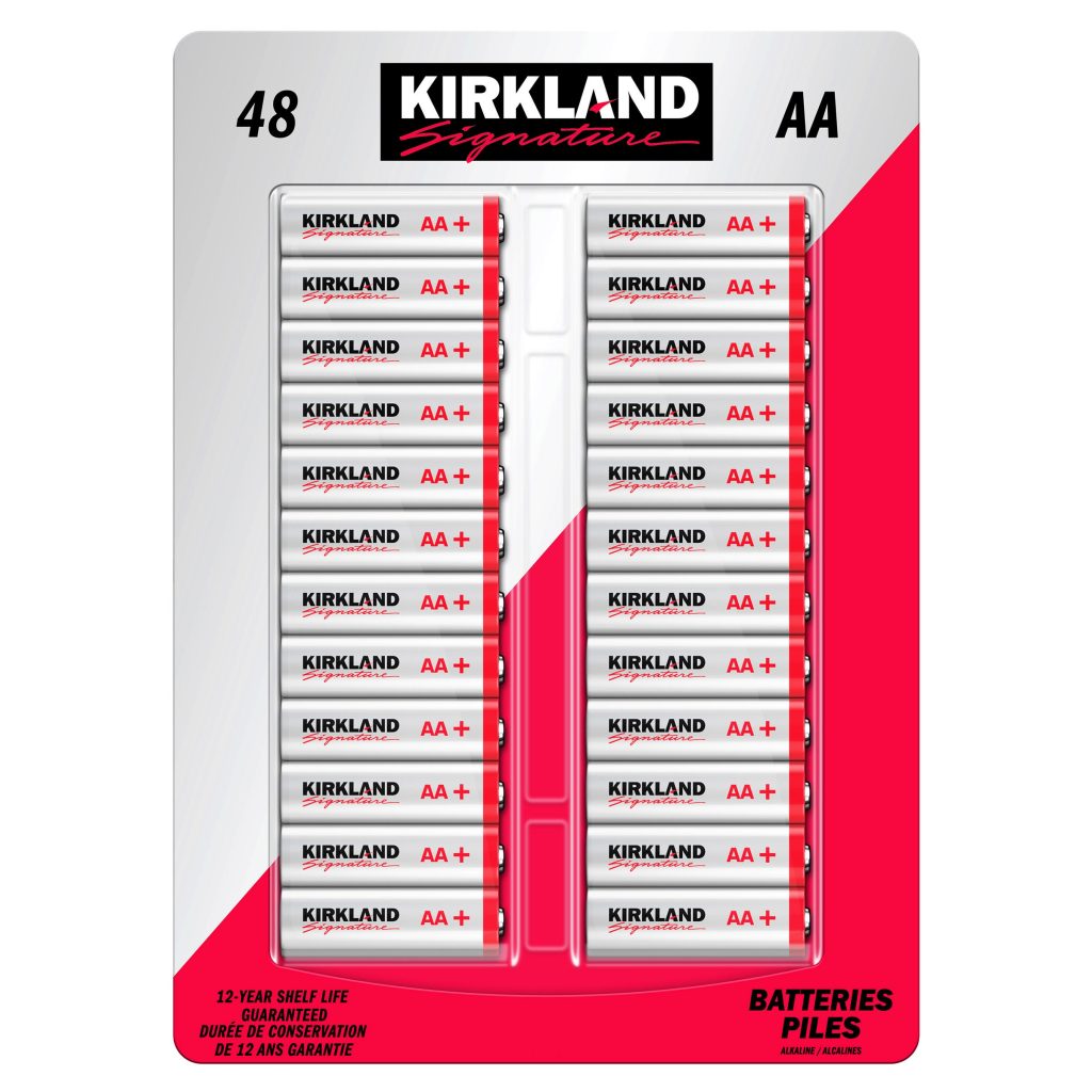 KIRKLAND SIGNATURE AA BATTERIES ALKALINE 48CT