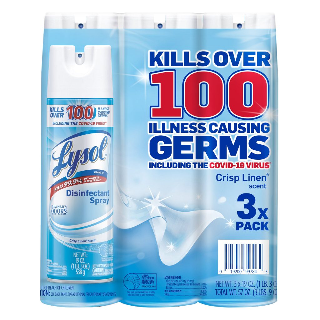 LYSOL DISINFECTING SPRAY 3/19 OZ