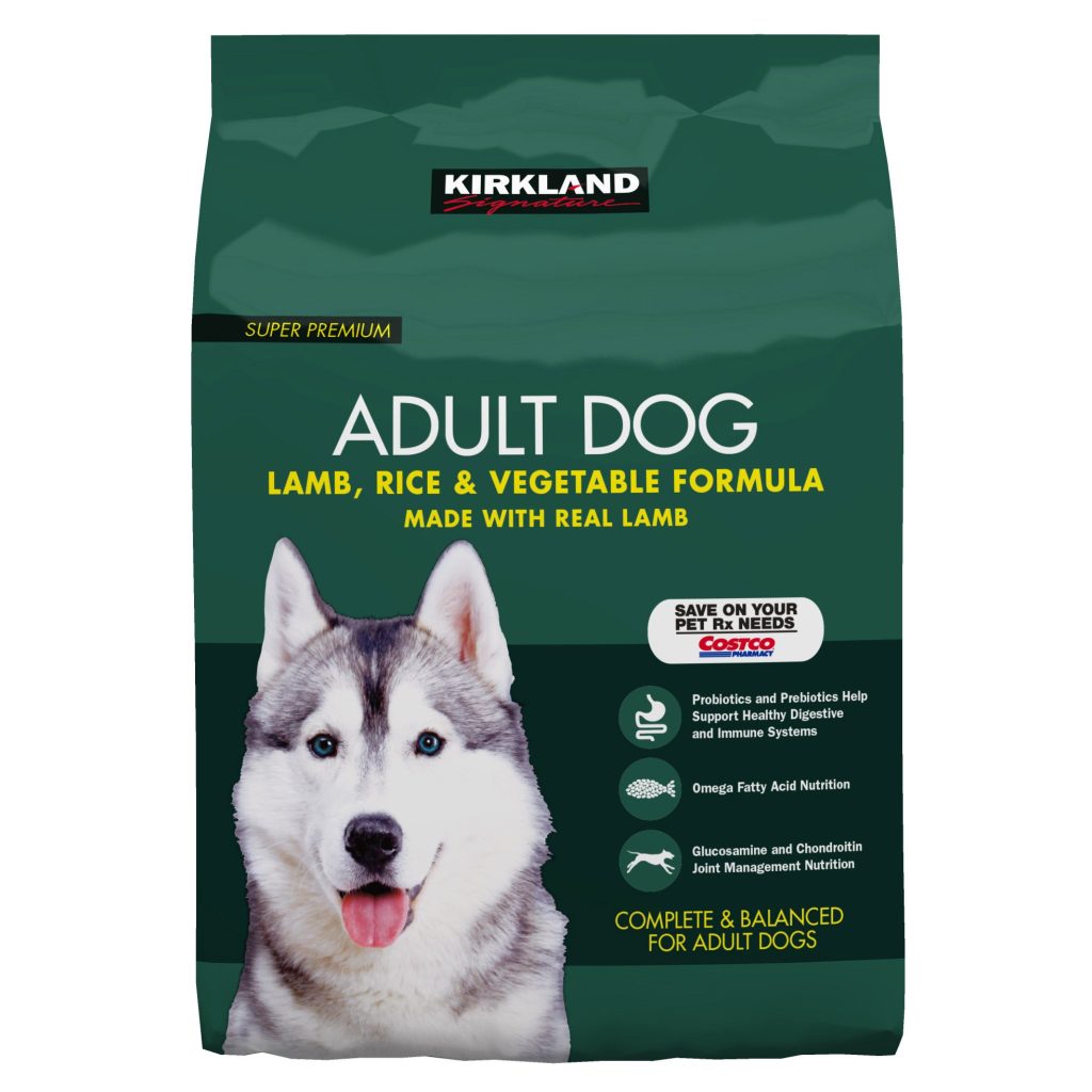 KIRKLAND SIGNATURE LAMB, RICE, & VEG DOG FOOD 40 LB