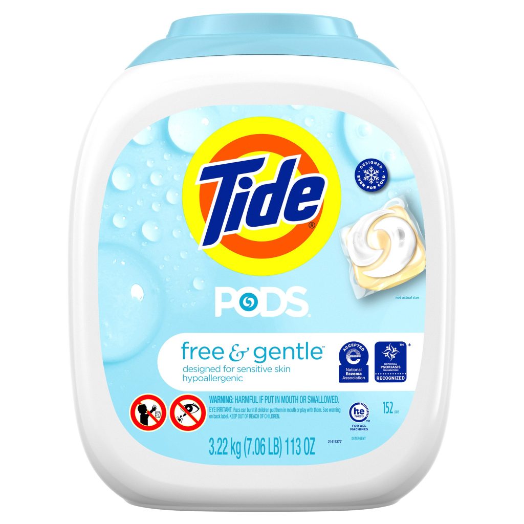 TIDE PODS FREE AND GENTLE 152 CT