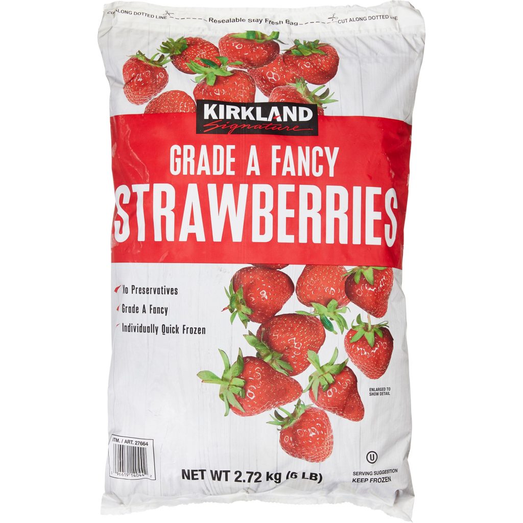 KIRKLAND SIGNATURE WHOLE STRAWBERRIES 6 LBS