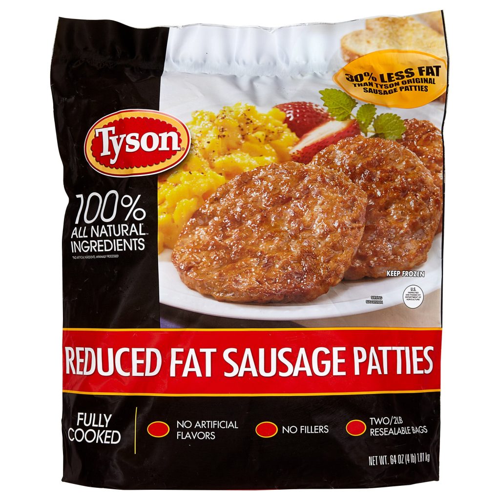 TYSON SAUSAGE PATTIES 4 LB