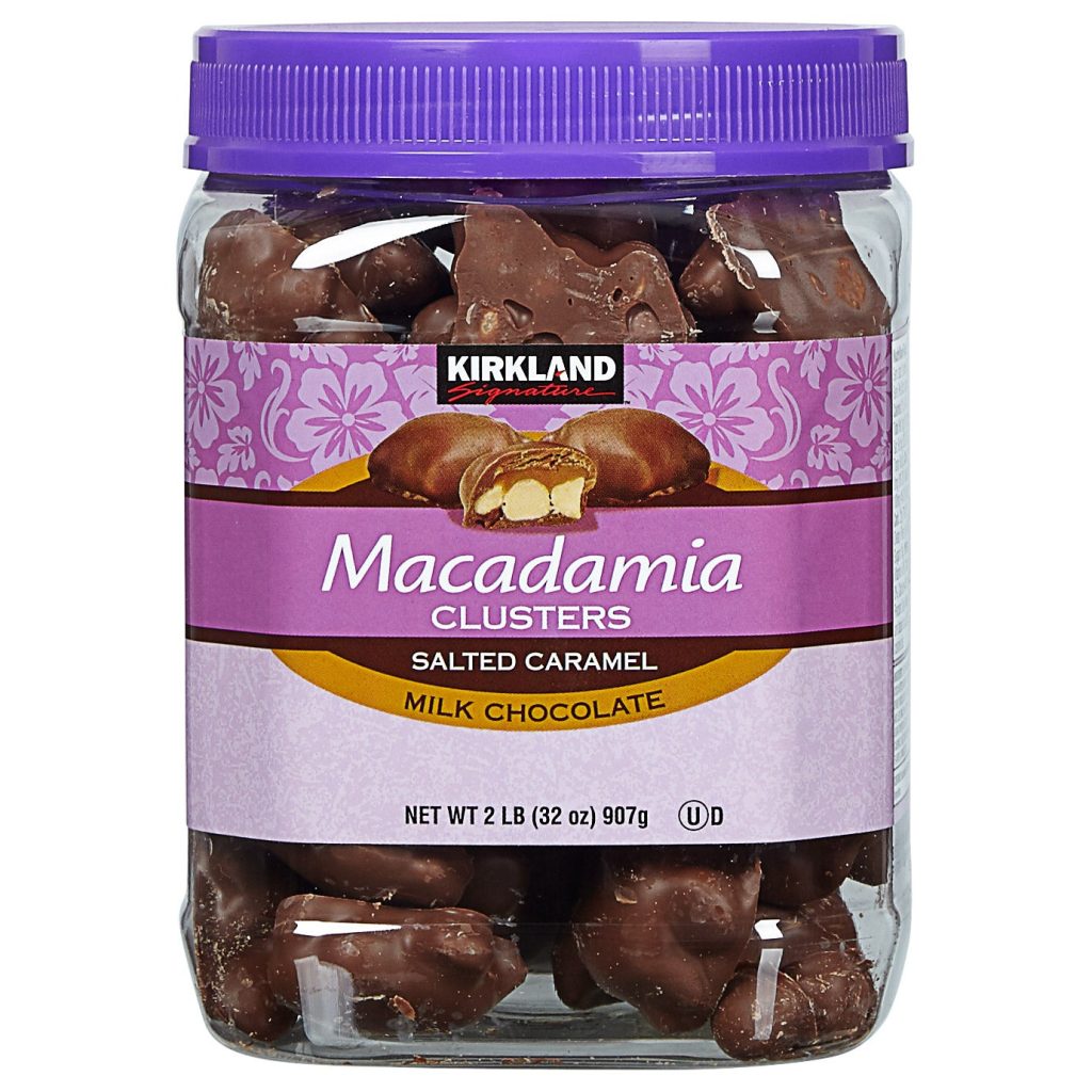 KIRKLAND SIGNATURE MACADAMIA CLUSTERS 32 OZ