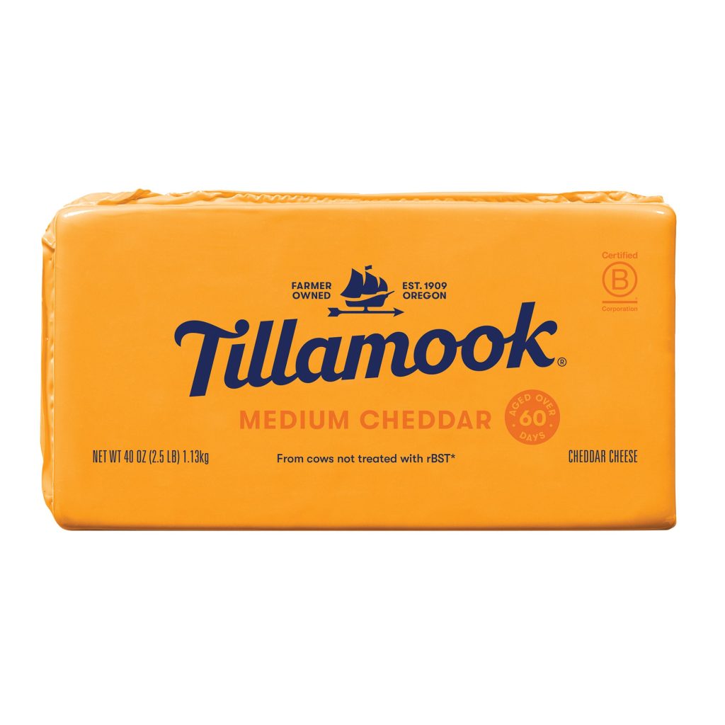 TILLAMOOK MEDIUM CHEDDAR 2.5 LB