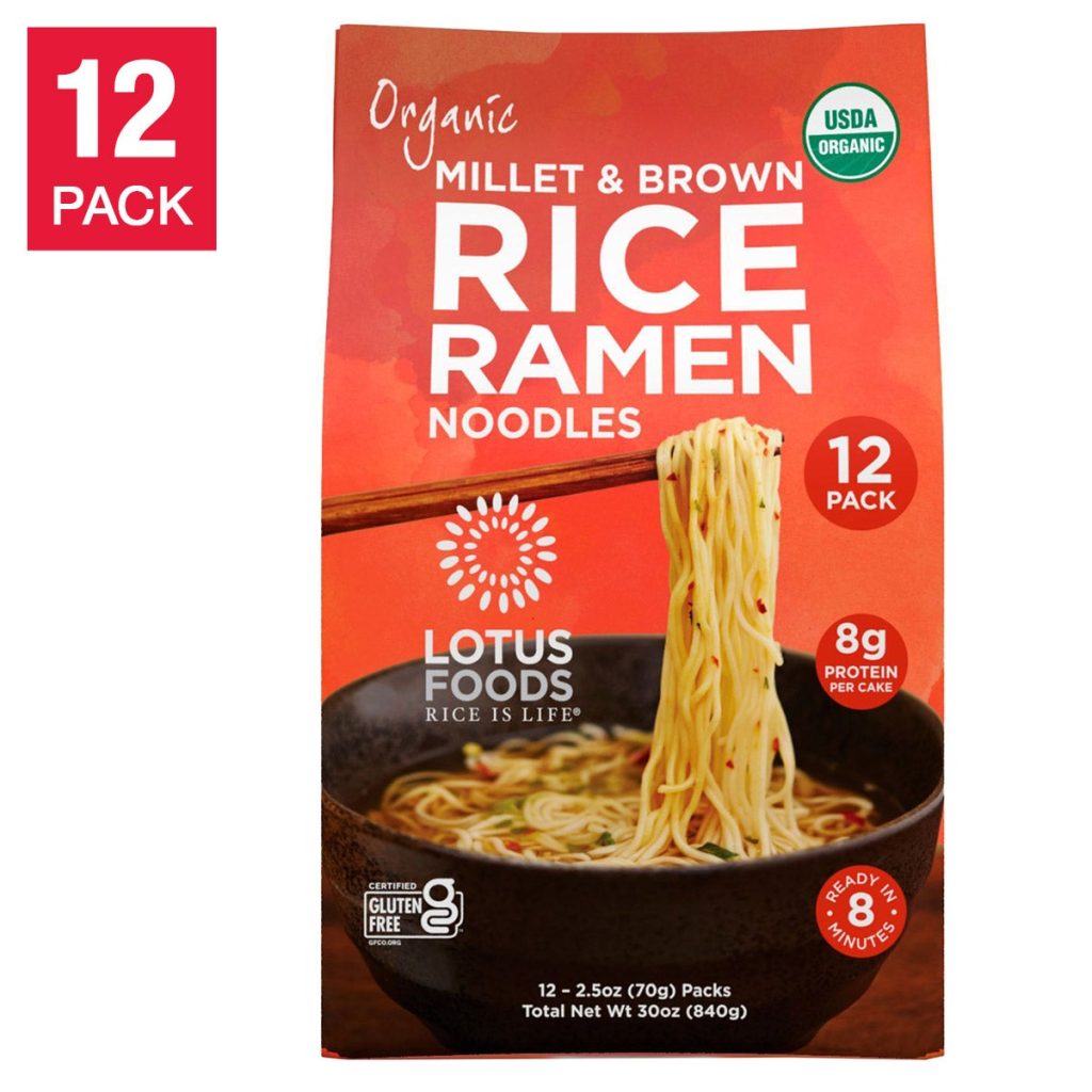 LOTUS FOODS ORGANIC BROWN RICE RAMEN NOODLES 12/2.5 OZ