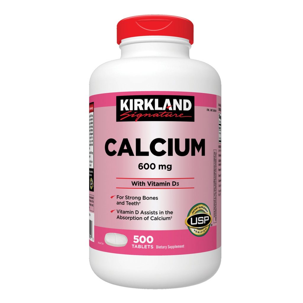KIRKLAND SIGNATURE CALCIUM 600MG + D3 500 TABLETS