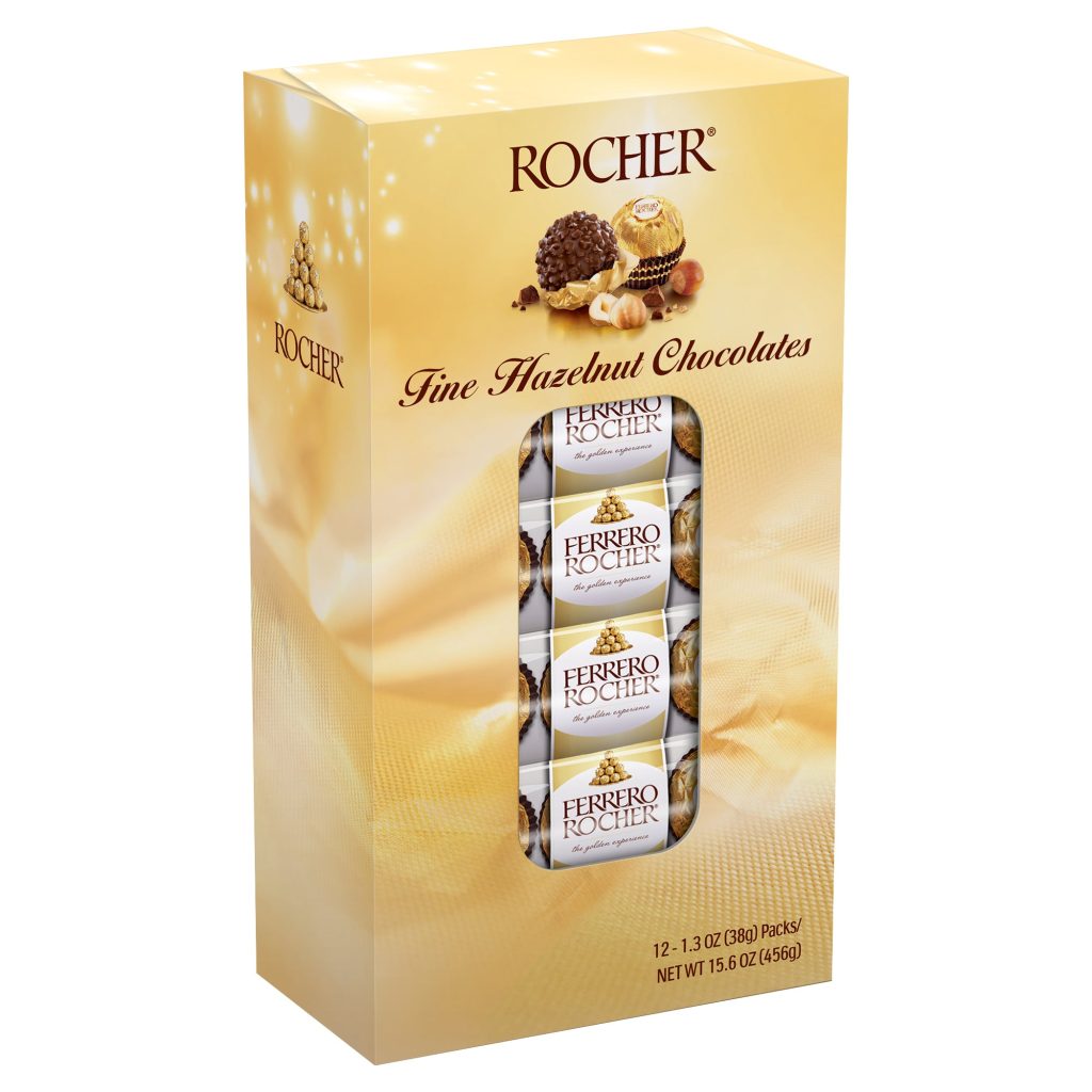 FERRERO ROCHER HAZELNUT CHOCOLATES 12 CT/1.3 OZ