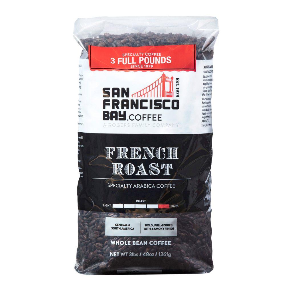 SAN FRANCISCO BAY FRENCH ROAST COFFEE 3 LBS WHOLE BEAN