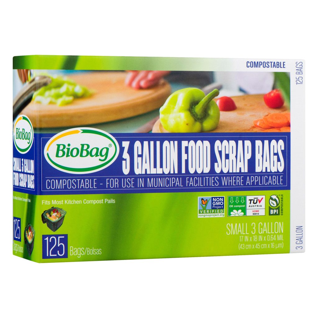 BIO BAG FOOD WASTE BAG 125 CT / 3 GAL