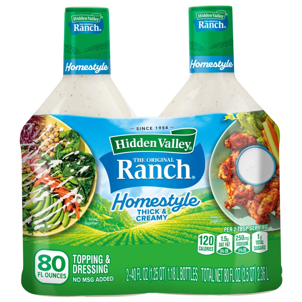 HIDDEN VALLEY RANCH HOMESTYLE DRESSING 2/40 OZ