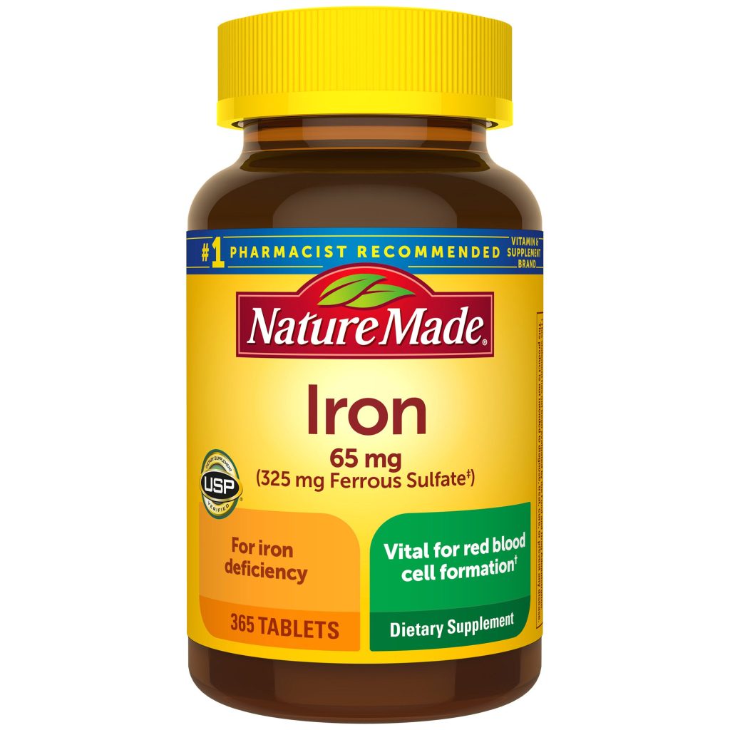 NATURE MADE IRON 65MG 365 COUNT