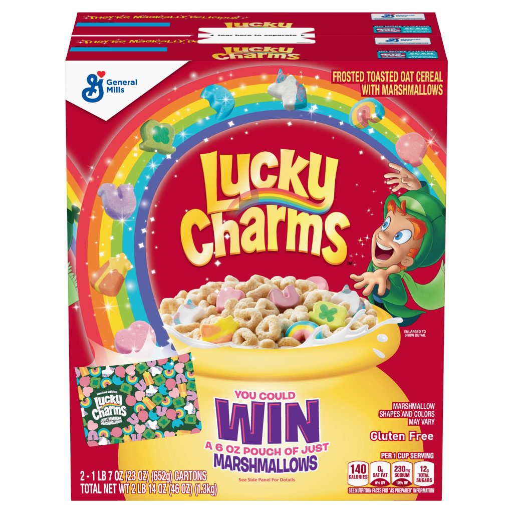 GENERAL MILLS LUCKY CHARMS 2/23 OZ