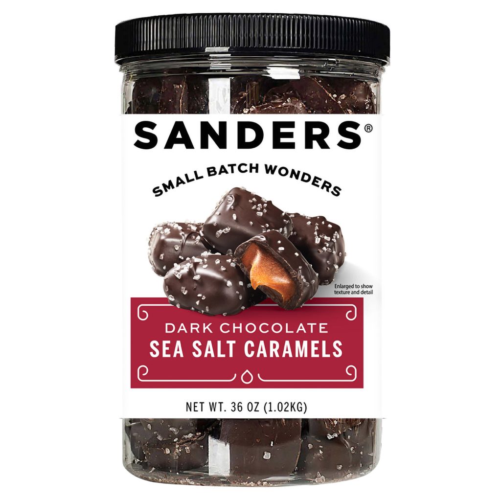 SANDERS SEA SALT CARAMELS 36 OZ
