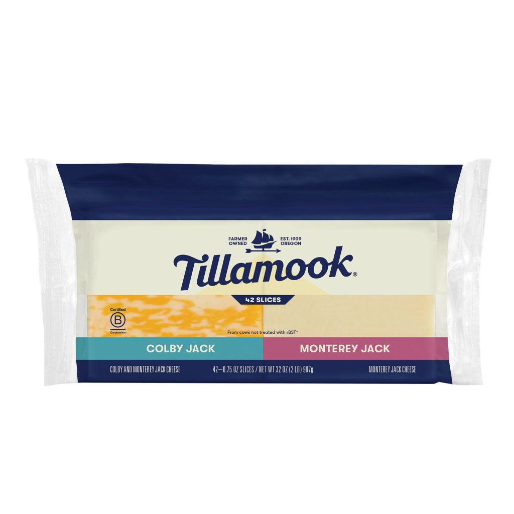 TILLAMOOK COLBY & MONTEREY JACK SLICED 42 CT / 2 LB