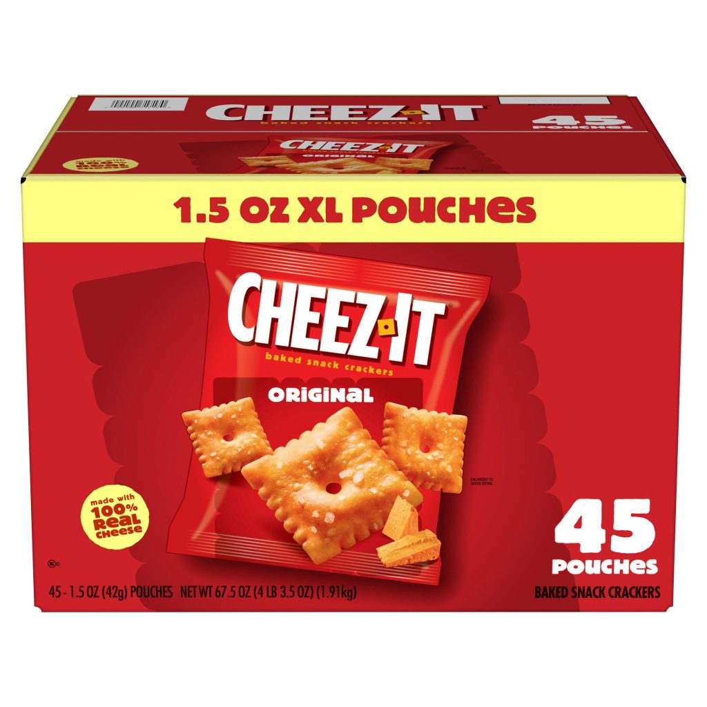 CHEEZ-IT ORIGINAL CHEESE CRACKERS 45/1.5OZ