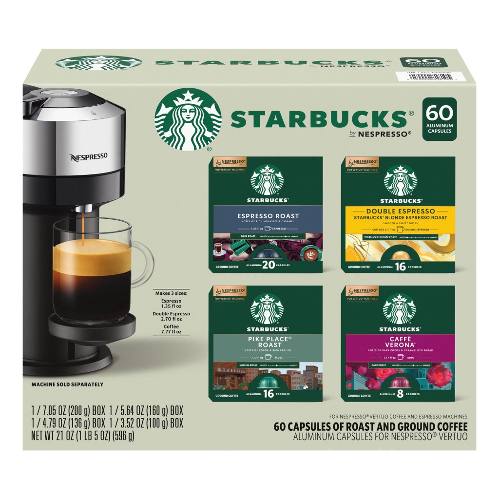 STARBUCKS BY NESPRESSO VERTUO LINE VP 60CT