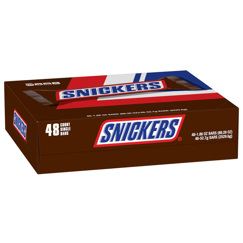 SNICKERS CANDY BARS 48 CT/1.86 OZ