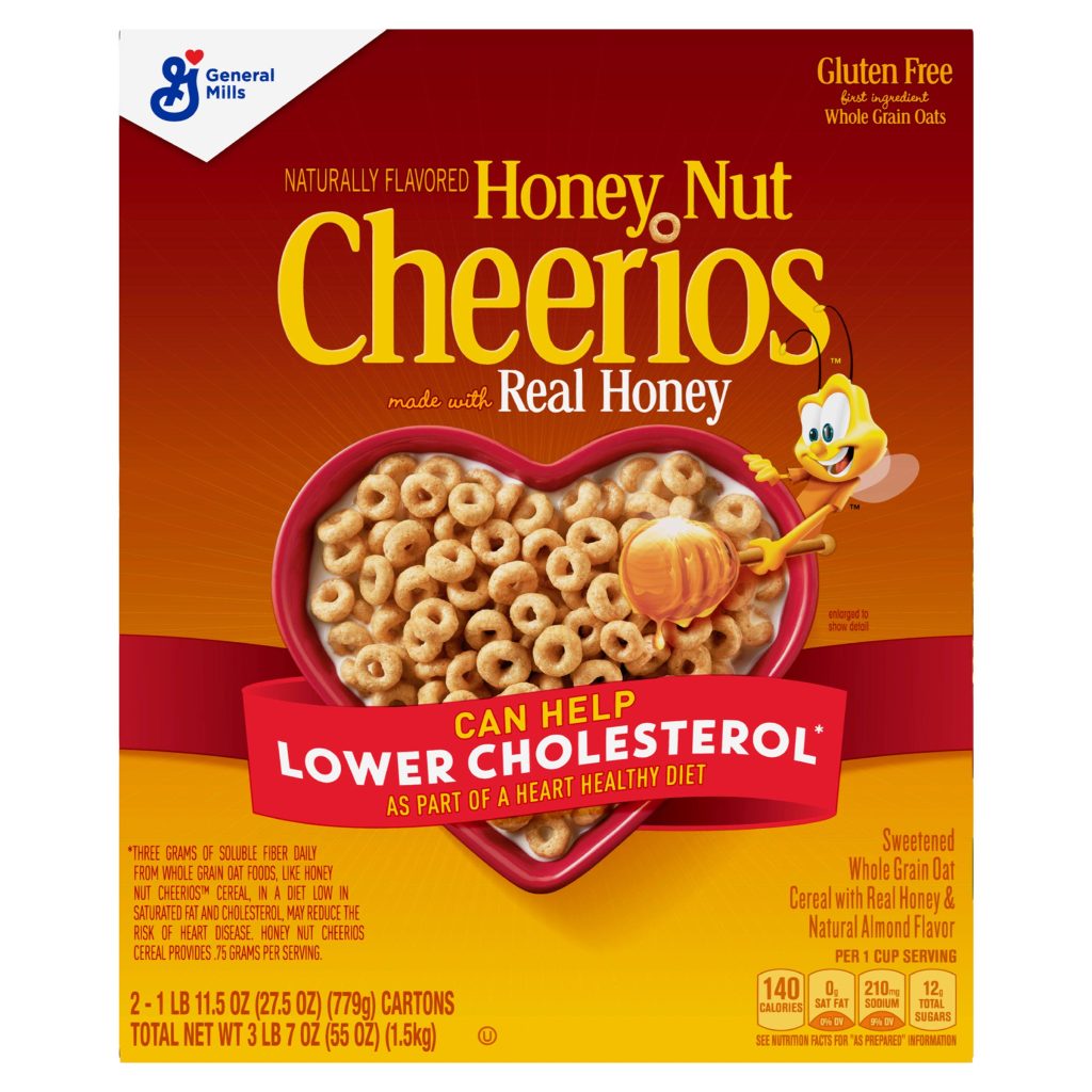GENERAL MILLS HONEY NUT CHEERIOS 2/27.5 OZ