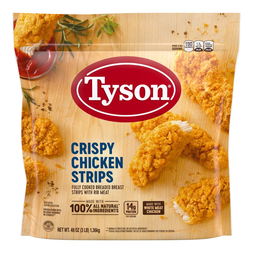 TYSON CRISPY CHICKEN STRIPS 3 LB