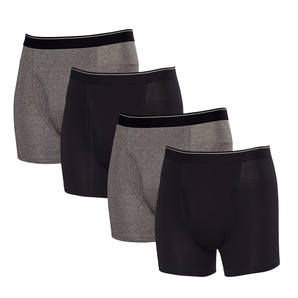 KIRKLAND SIGNATURE + MEN’S SUPIMA COTTON BOXER BRIEF 4 PK