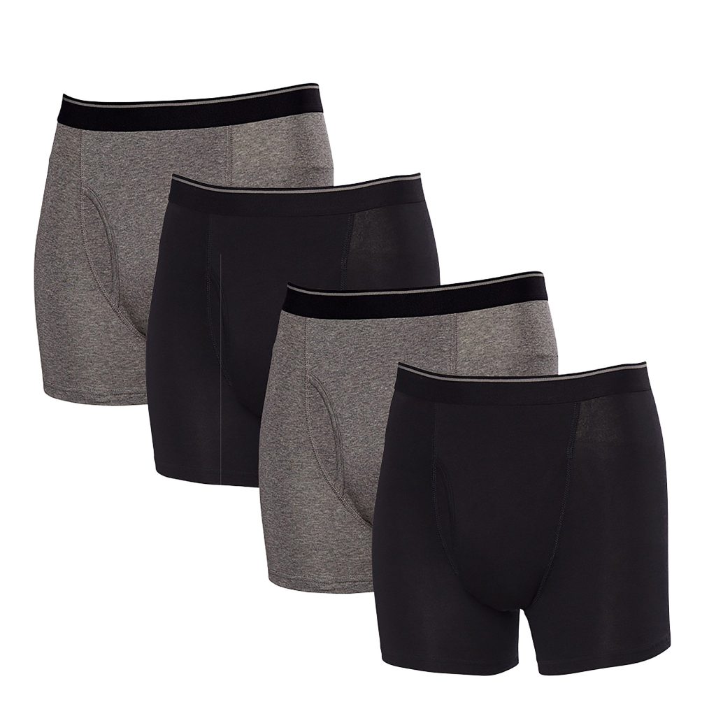KIRKLAND SIGNATURE + MEN’S SUPIMA COTTON BOXER BRIEF 4 PK