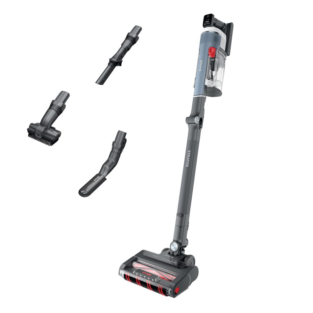 SHARK STRATOS STICK VACUUM W/DUOCLEAN & POWERFINS ^