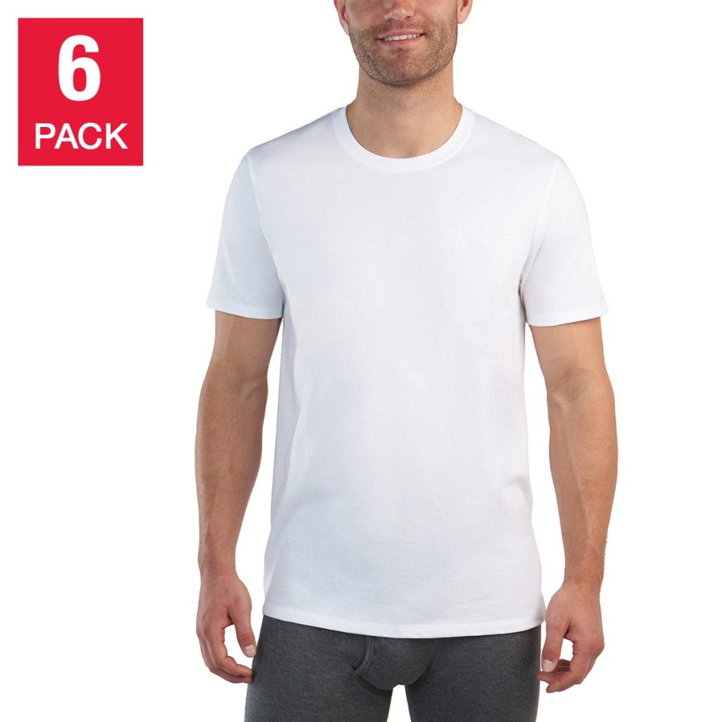 KIRKLAND SIGNATURE + MEN’S CREW TEE 6PK