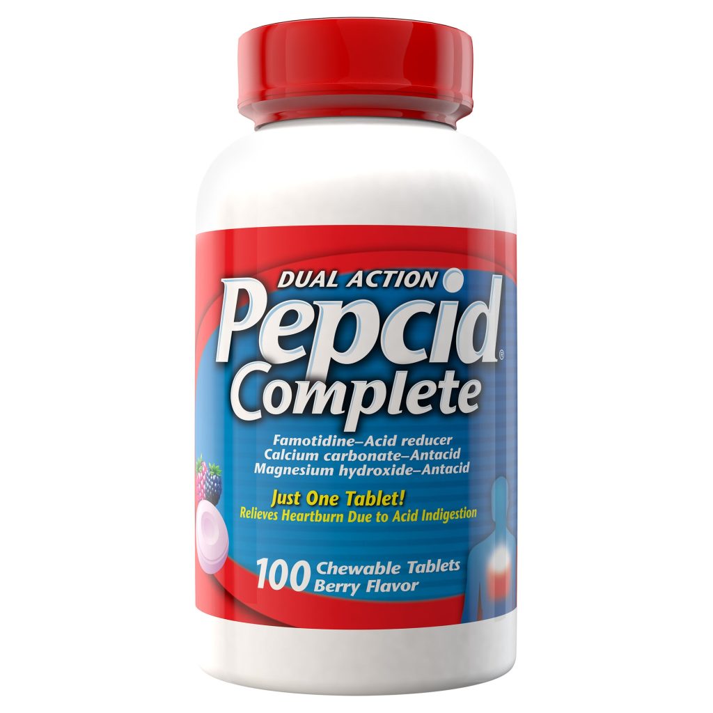 PEPCID COMPLETE DUAL ACTION BERRY CHEWABLES 100 TABLETS