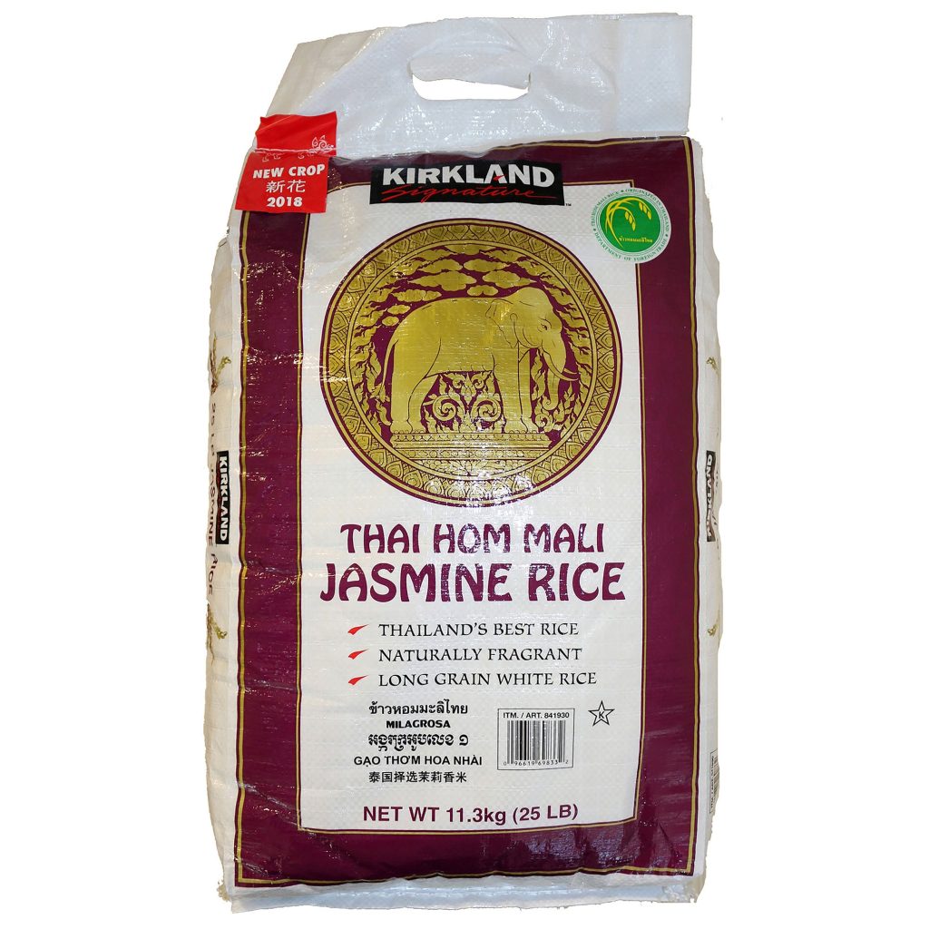 KIRKLAND SIGNATURE JASMINE RICE 25 LB