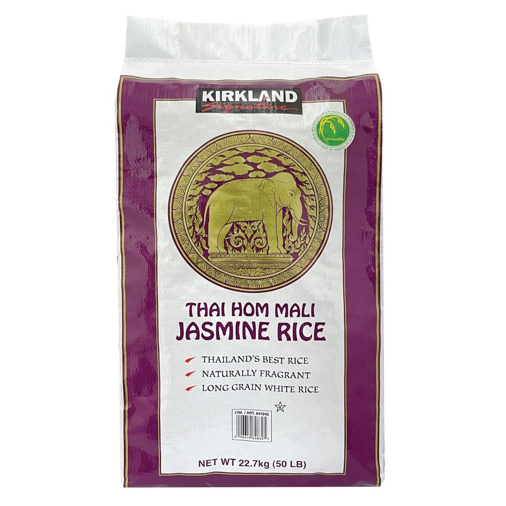 KIRKLAND SIGNATURE JASMINE RICE 50 LB