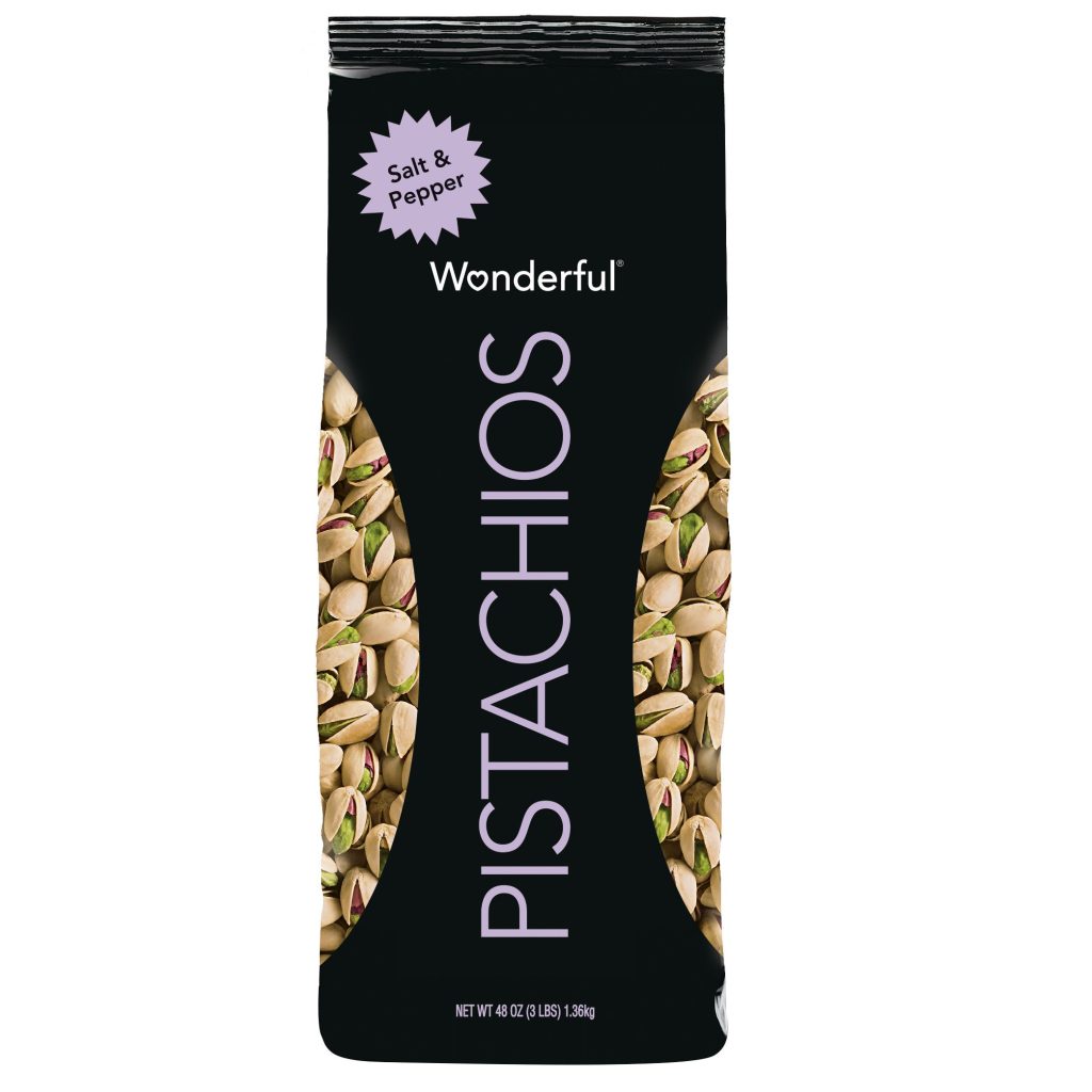 WONDERFUL PISTACHIOS SALT & PEPPER 3 LBS