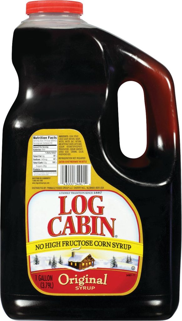 LOG CABIN SYRUP 1 GAL