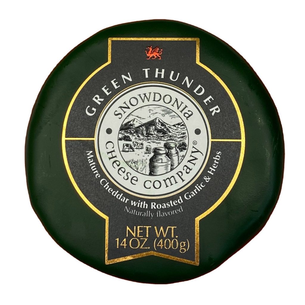 SNOWDONIA GREEN THUNDER CHEDDAR 14 OZ