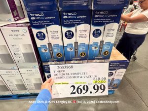 TINECO GO H20 XL COMPLETE CORDLESS MOP & VACUUM