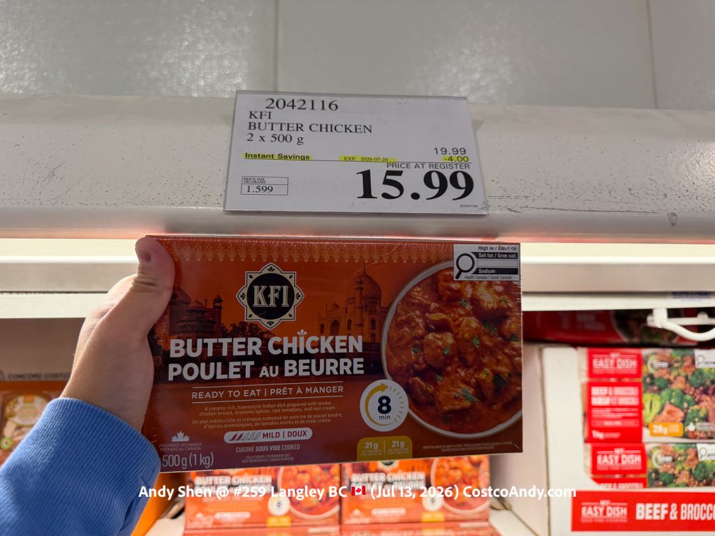 KFI BUTTER CHICKEN 2X500G