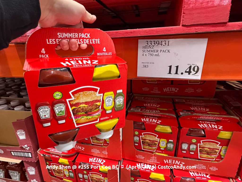 HEINZ SUMMER PACK 4X750ML