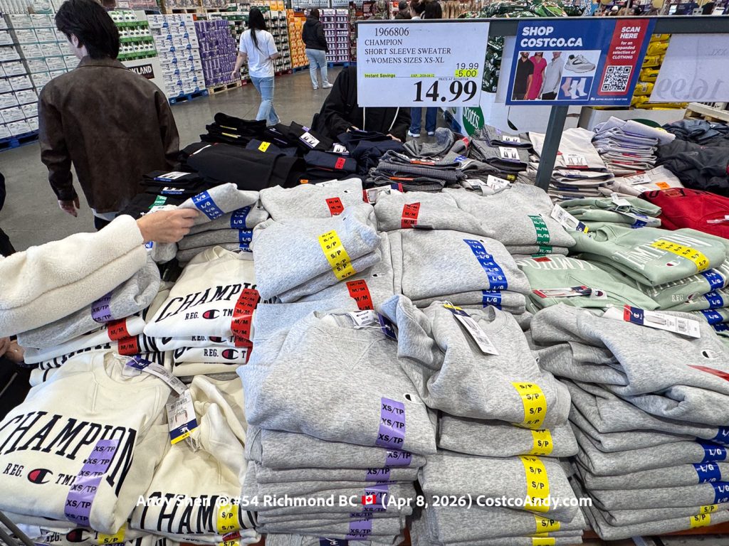 CHAMPION SHORT SLEEVE SWEATER +WOMENS SIZES XS-XL