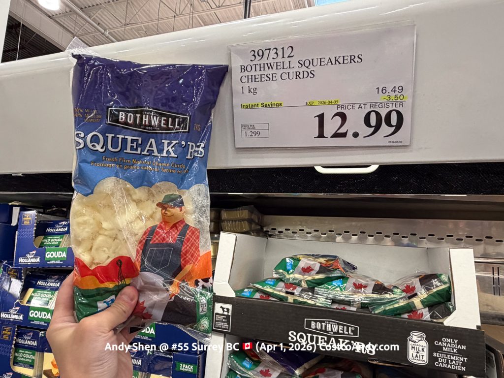 BOTHWELL SQUEAKERS CHEESE CURDS 1 KG