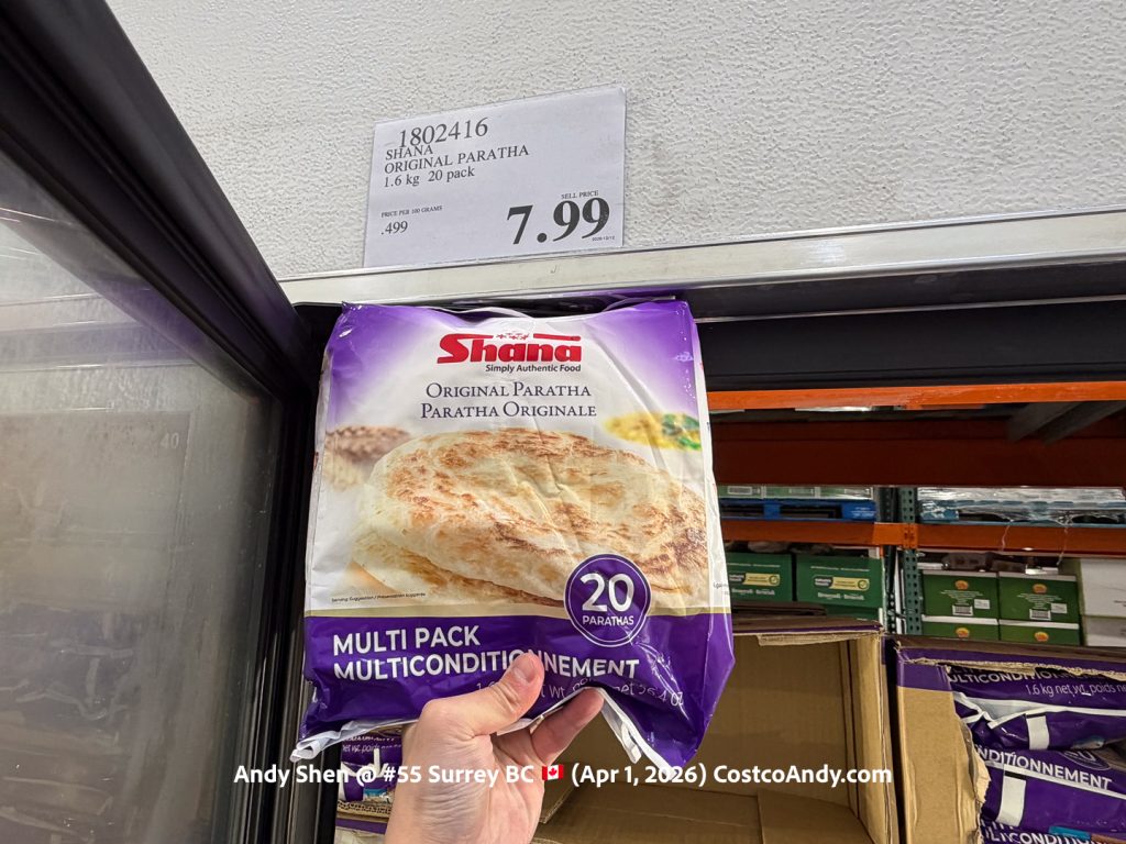 SHANA ORIGINAL PARATHA 1.6KG 20 PACK