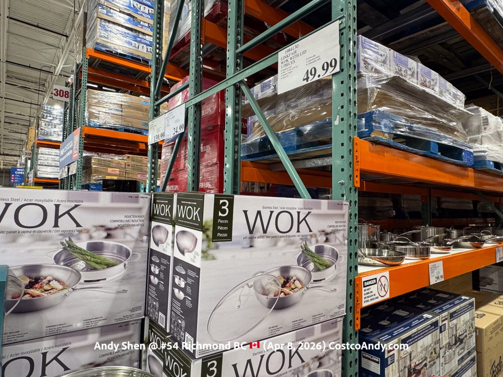 LINKFAIR WOK WITH LID 3 PIECES