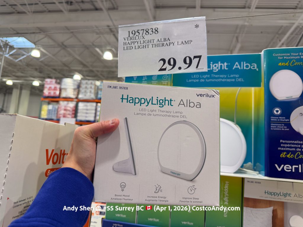 VERILUX HAPPYLIGHT ALBA LED LIGHT THERAPY LAMP