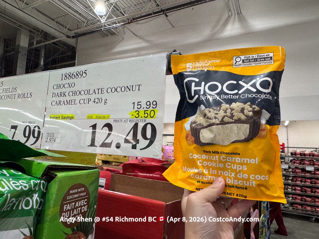 CHOCXO DARK CHOCOLATE COCONUT CARAMEL CUP 420G