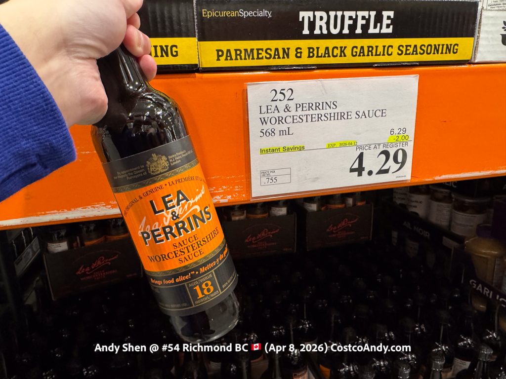 LEA & PERRINS WORCESTERSHIRE SAUCE 568ML