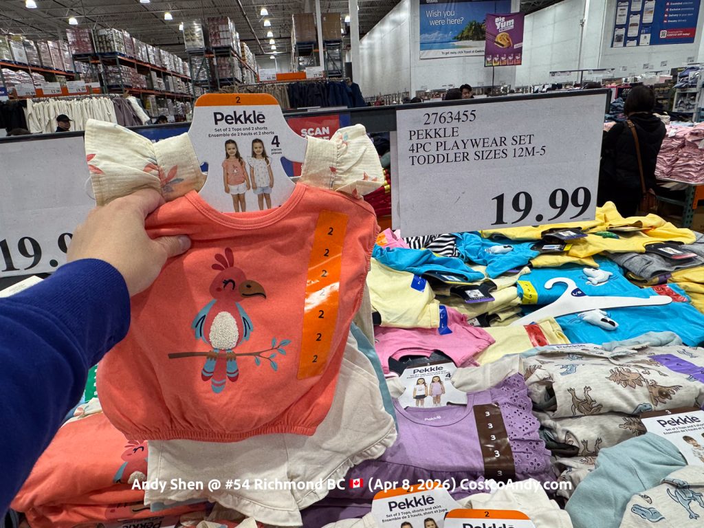 PEKKLE 4PC PLAYWEAR SET TODDLER SIZES 12M-5