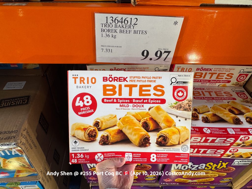 TRIO BAKERY BOREK BEEF BITES 1.36KG