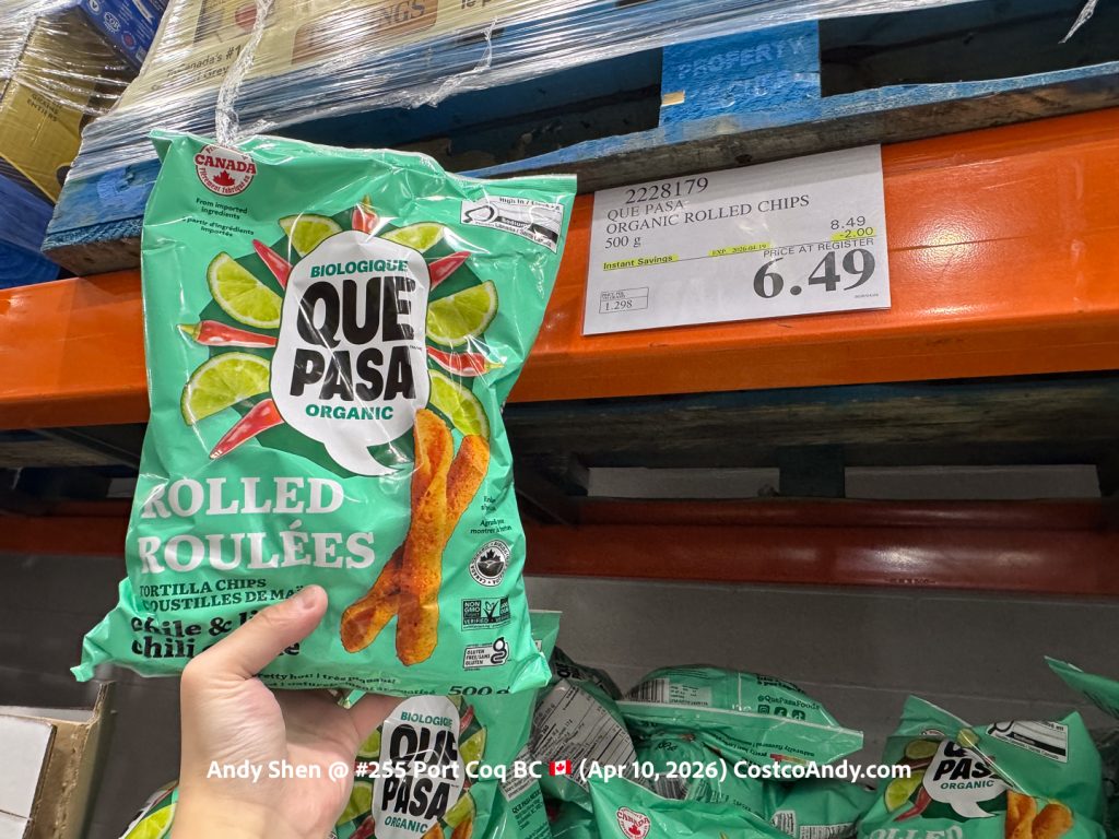 QUE PASA ORGANIC ROLLED CHIPS 500G