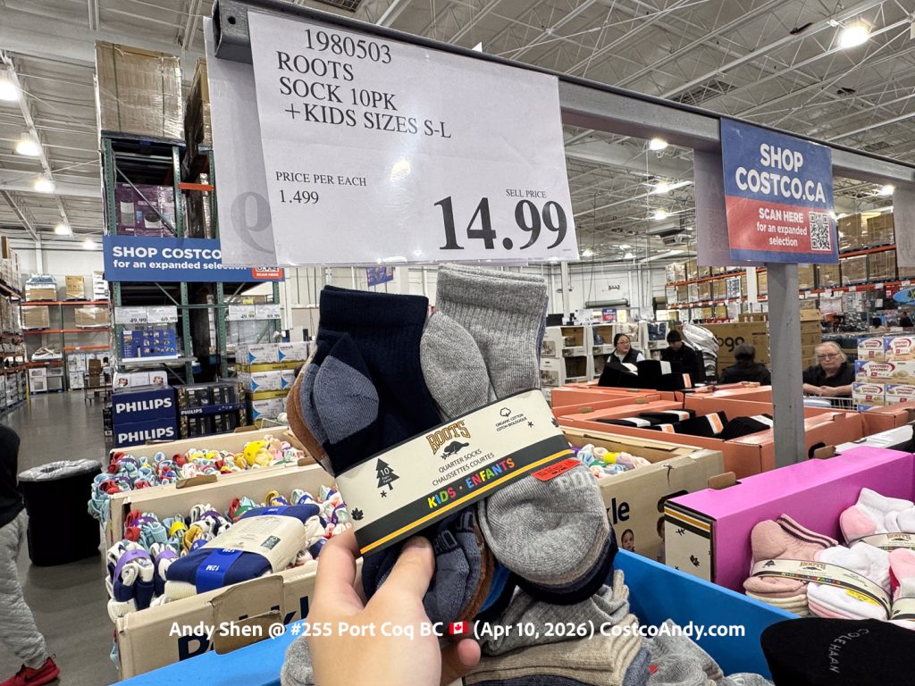 ROOTS SOCK 10PK +KIDS SIZES S-L