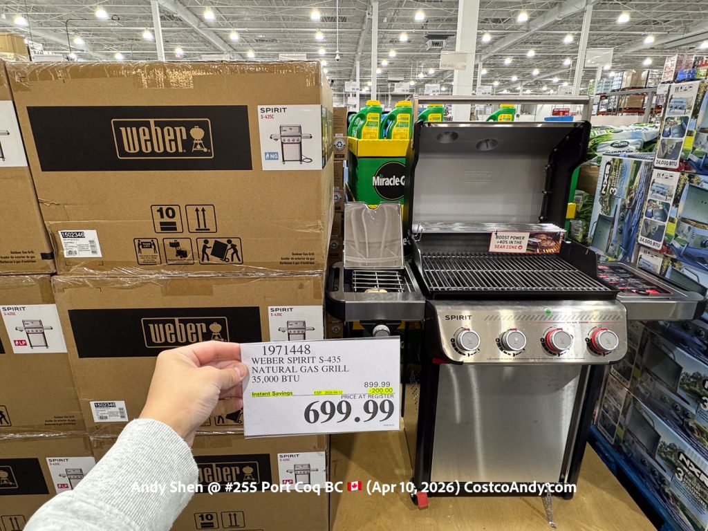 WEBER SPIRIT S-435 NATURAL GAS GRILL 35,000 BTU